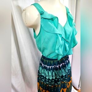 Massimo Aqua Ruffle Dress